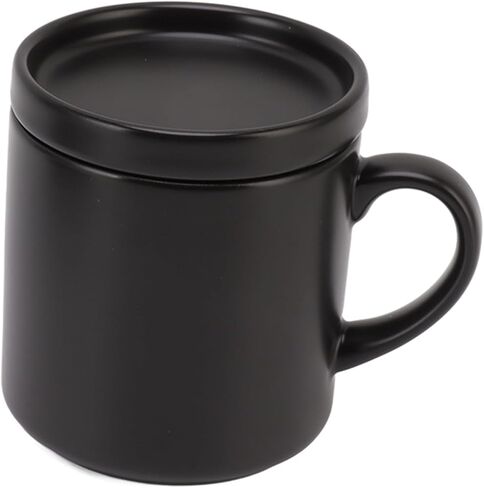 Intelligent Coffee Mug Electric Warmer, 55 Constant Temperature USB Powered Beverage Warmer, with Ceramic Cup, Ideal for Office, Home & Desk, 5V (Black) in Saudi Arabia