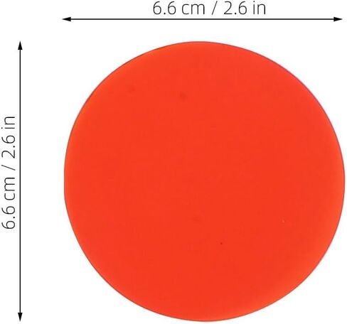 Toddmomy 10pcs Gel Light Filter, Self Adhesive Transparency Color Film, Colored Overlays Correction Lighting Gel Filter for Led Lights, Photography, 2. 6 Inch / 6. 6 Cm, Small Size in Saudi Arabia