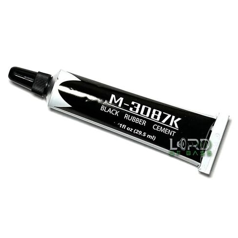 1oz Pro-Grade Black Rubberized Speaker Repair Adhesive Glue Aluminum Tube M3087 in Saudi Arabia