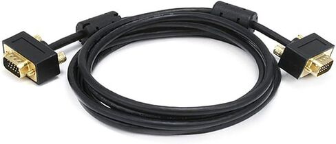 6ft Ultra Slim SVGA Super VGA 30/32AWG M/M Monitor Cable w/ferrites (Gold Pl... in Saudi Arabia