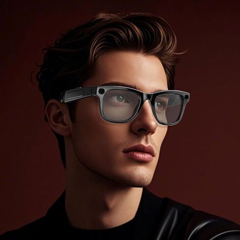 2026 AI Smart Glasses with Camera,8MP Anti-Shake Video Recording,2K HD Video & Photo Capture,Bluetooth Music,Voice/Calling,Real Time Translation, AI Voice Assistant,Object Recognition in Saudi Arabia