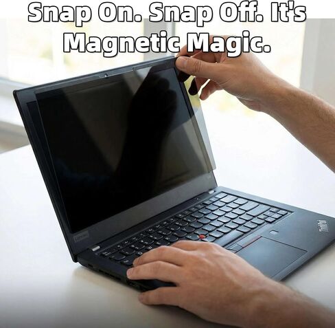 Professional-Grade 14" Laptop Privacy Shield - Magnetic, Anti-Glare Screen Filter & Protector for 16:9 Monitors. Size: 12 3/16" x 6 7/8", Fits FHD (1920x1080) Screens.(PG-01) in Saudi Arabia