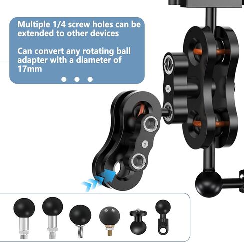 Magnetic Radar Detector Mount,Aluminum Rearview Mirror Rod Installation Base, for Cobra,Uniden,Escort,Valentine One,Beltronics,Whistler etc All Radar Models in Saudi Arabia
