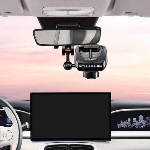 Magnetic Radar Detector Mount,Aluminum Rearview Mirror Rod Installation Base, for Cobra,Uniden,Escort,Valentine One,Beltronics,Whistler etc All Radar Models in Saudi Arabia