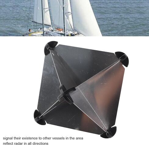 Reflectors, 10pcs Boat Marine Aluminum Reflector Octahedral Type 12x12 Inches for Sailboats Motorboat in Saudi Arabia