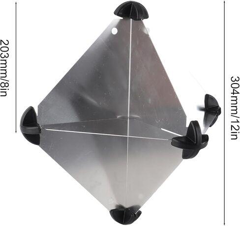 Reflectors, 10pcs Boat Marine Aluminum Reflector Octahedral Type 12x12 Inches for Sailboats Motorboat in Saudi Arabia