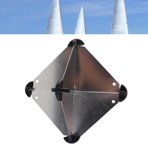 Reflectors, 10pcs Boat Marine Aluminum Reflector Octahedral Type 12x12 Inches for Sailboats Motorboat in Saudi Arabia