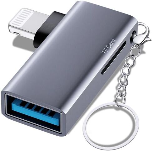 محول USB C إلى USB 3.2 مع قارئ بطاقة TF، محول OTG عالي السرعة بسرعة 10 جيجابت في الثانية مع سلسلة مفاتيح in Saudi Arabia