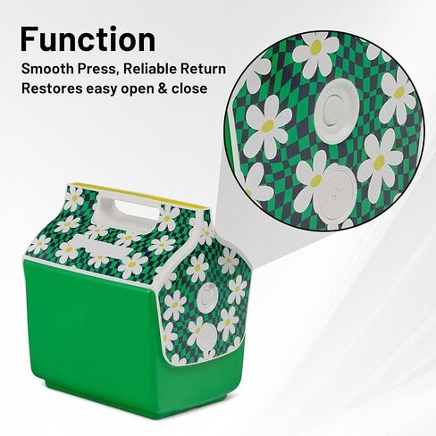Cooler Replacement Button and Spring Compatible with Igloo Playmate Coolers, 4 Pack Lid Push Button Repair Parts Kit in Saudi Arabia