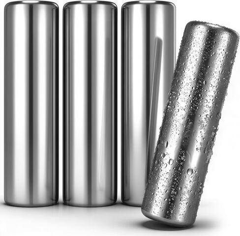 Honeydak 4 Pcs Stainless Steel Ice Packs for Lunch Boxes Travel Reusable Freezer Packs 304 Food Grade Metal Cooling Cube for Bag Cooler Bento Box Camping, No Water Needed in Saudi Arabia