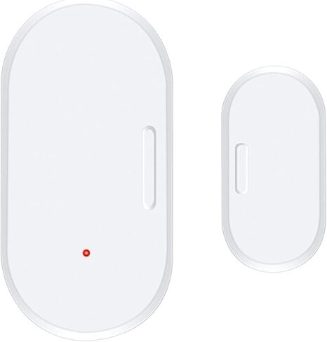 مستشعر الباب والنافذة Haozee، يتطلب محور Zigbee، اتصال Zigbee، كاشف لاسلكي لأنظمة الإنذار والمنازل الذكية، متوافق مع مساعد المنزل، الأشياء الذكية in Kuwait