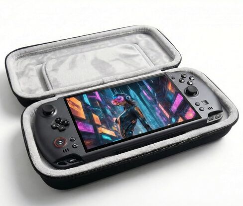 Voikoli Protective Bag Portable Storage Case Compatible with GPD Win 5 Game Console,Eva Hard Shell Case (Black) in Saudi Arabia