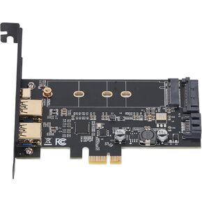 بطاقة توسيع PCI E إلى USB 3.0، M.2 SSD بسرعة 5 جيجابت في الثانية لنظام السلسلة 32 بت 64 بت، يدعم D720201، محول USB متعدد المنافذ لنظام WinXP، in Kuwait
