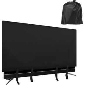 TV Cover for Moving Heavy Duty Felt Screen Protector with Bottom Strap Dust Anti-Scratch TV Screen Protector Covers Fits 60"-65" TV for Protection TV Moving Home Renovation Pet Scratch (65inch) in Saudi Arabia