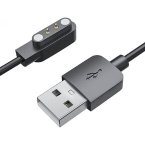 متوافق مع شاحن الساعة الذكية LIVIKEY، سلك كابل شحن USB محمول لـ LIVIKEY 1.3 بوصة (أسود) in Kuwait