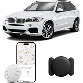 GPS Tracker for Vehicles, 1PCS Tracker Device for Vehicles No Subscription No Monthly Fee, Car Tracker Device Hidden Work with Find My (iOS Only), Magnetic Real-Time Car Tracker for Cars Kids Dogs in Saudi Arabia
