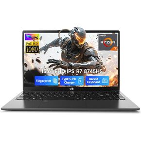 NIMO 15.6 IPS-FHD-Laptop, Intel Pentium 4 Cores N100 16GB RAM 256GB SSD Backlit Keyboard Fingerprint (Beat to i3-1115G4 Up to 3.4GHz) Computer for Student-Home WiFi 6 BT5.2 Win 11 in Kuwait