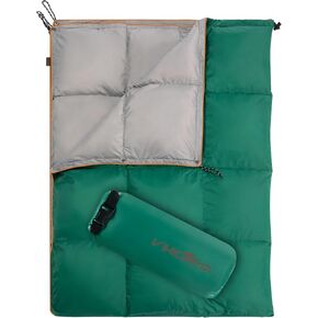 Down Camping Blanket - Lightweight Packable Outdoor Blanket, Water Resistant Camping Quilt for Hiking, Travel, Hammock, Warm and Compact Backpacking Quilt with Stuff Sack for Cold Weather in Saudi Arabia