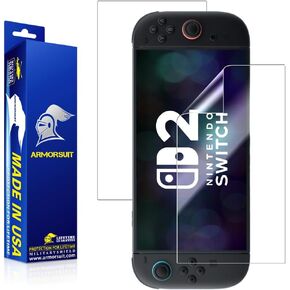 ArmorSuit 2 Pack Screen Protector for Nintendo Switch 2 (2025) MilitaryShield HD Clear Film - Made in USA in Kuwait