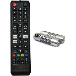 جهاز تحكم بديل BN59-01315J لتلفزيون Samsung الذكي، لا يتطلب الإعداد مع مفاتيح التشغيل السريع لـ Netflix لـ Prime Video لتلفزيون Samsung Plus وAAA*2 بطاريتان متضمنتان in Kuwait