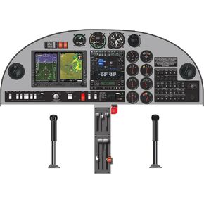 Generic Diamond Aircraft DA40NG Garmin 1000 Cockpit Training Poster 24""x36"", White in Kuwait