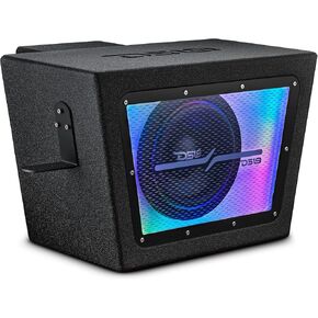 صندوق شحن مضخم صوت DS18 RZR-RCSUB10LD مقاس 10 بوصات مع مضخم صوت محمل مسبقًا مقاس 10 بوصات ومصابيح LED رقمية - يناسب Polaris RZR PRO & XP - 850 وات RMS، 1700 وات كحد أقصى - ترقية صوت جاهزة للمسار in Kuwait