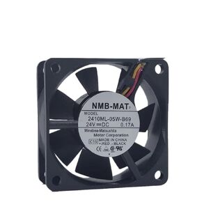 2410ML-05W-B69 DC24V 0.17a 6025 6 سنتيمتر 60*60*25 مللي متر محول تردد تيار مستمر مروحة (3 أسلاك) in Kuwait