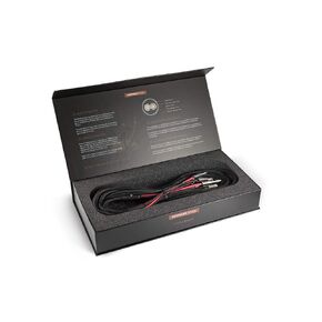 triangle Symphonie Hi-Fi Speaker Cable with Premounted Banana Plugs - Double PVC Insulating Jacket - Silver Plated Aluminum Caps in Saudi Arabia