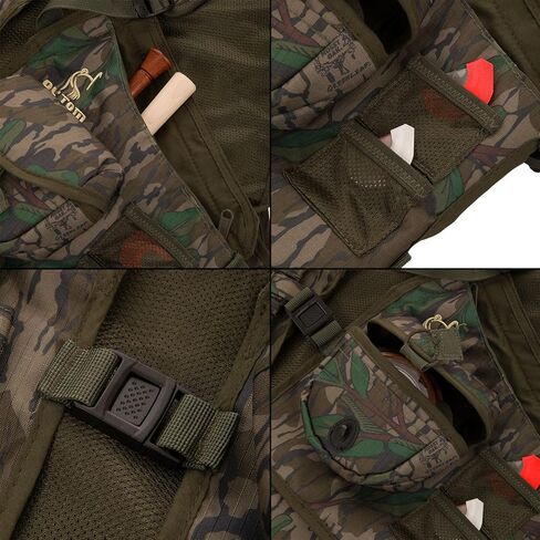 Drake Waterfowl Youth Ol' Tom Turkey Strap Vest for Hunting - Quick-Draw Slate Call Pouch, Adjustable Straps & Safety Flag in Saudi Arabia