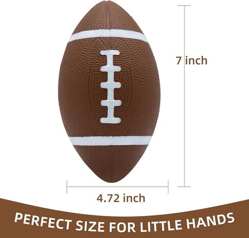 Magicorange Foam Football, 7" Soft Footballs for Kids Toddler Junior Youth, Mini Size Football for Indoor Outdoors in Saudi Arabia