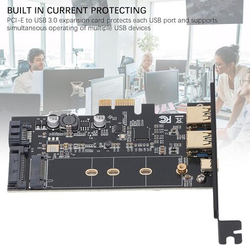 بطاقة توسيع PCI E إلى USB 3.0، M.2 SSD بسرعة 5 جيجابت في الثانية لنظام السلسلة 32 بت 64 بت، يدعم D720201، محول USB متعدد المنافذ لنظام WinXP، in Kuwait