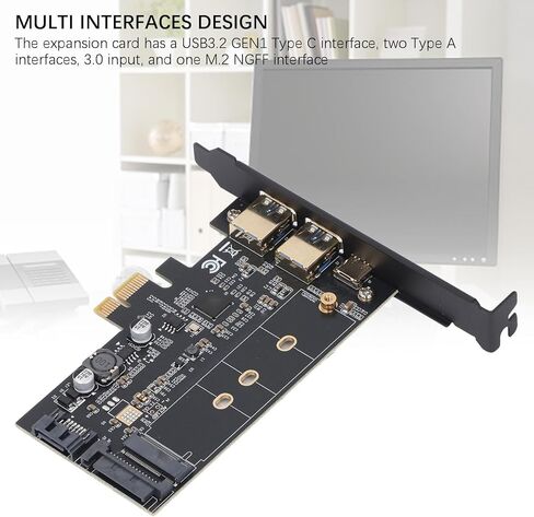 بطاقة توسيع PCI E إلى USB 3.0، M.2 SSD بسرعة 5 جيجابت في الثانية لنظام السلسلة 32 بت 64 بت، يدعم D720201، محول USB متعدد المنافذ لنظام WinXP، in Kuwait