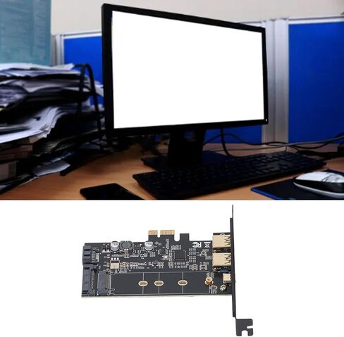 بطاقة توسيع PCI E إلى USB 3.0، M.2 SSD بسرعة 5 جيجابت في الثانية لنظام السلسلة 32 بت 64 بت، يدعم D720201، محول USB متعدد المنافذ لنظام WinXP، in Kuwait