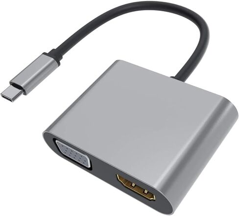كابل HDMI قوي إلى VGA بدقة 1080P Full HD - أسود in Saudi Arabia