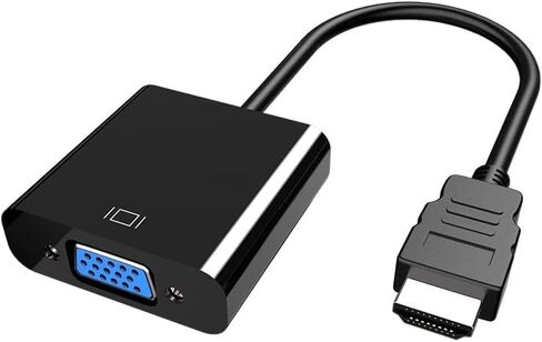 محول HDMI إلى VGA رائع مطلي بالذهب بدقة 1080P Full HD لـ Raspberry Pi - أسود in Kuwait