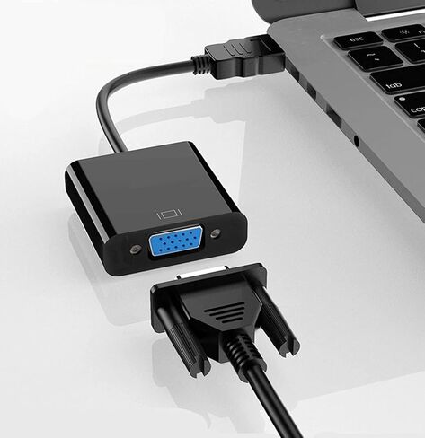 محول HDMI إلى VGA رائع مطلي بالذهب بدقة 1080P Full HD لـ Raspberry Pi - أسود in Kuwait