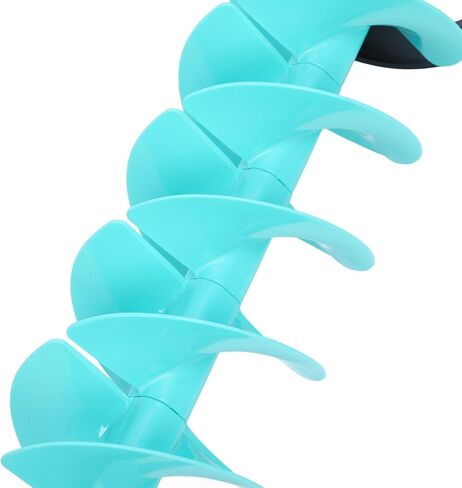 Focket Electric Ice Auger, 8in Diameter Carbide Cemented Nylon Construction with Water Float Design and Vane/Wing Guards for Ice Fishing in Saudi Arabia
