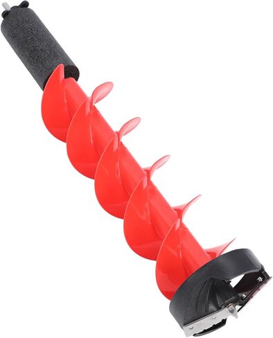 6 Inch Diameter Nylon Ice Auger Bit, 28 Inch Length Cordless Ice Auger, Premium Steel Cutters with Float Design, Ideal for Fishing in Saudi Arabia