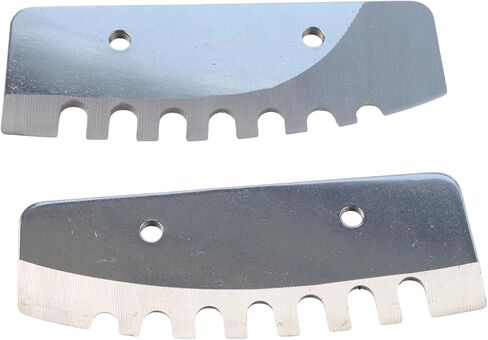 Replacement Auger Blades for Power Ice Auger Tool, 8 Inches Stainless Steel Ice Auger Blade with Threaded Design and Serrated Edge, Compatible with Quantum and Rocket Auger, 2 Pack in Saudi Arabia