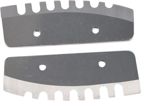 Replacement Auger Blades for Power Ice Auger Tool, 8 Inches Stainless Steel Ice Auger Blade with Threaded Design and Serrated Edge, Compatible with Quantum and Rocket Auger, 2 Pack in Saudi Arabia