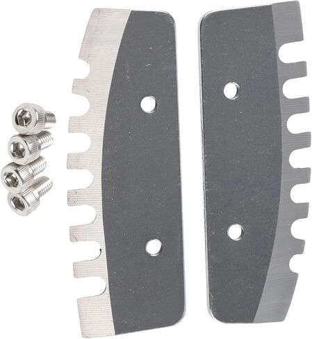 Replacement Auger Blades for Power Ice Auger Tool, 8 Inches Stainless Steel Ice Auger Blade with Threaded Design and Serrated Edge, Compatible with Quantum and Rocket Auger, 2 Pack in Saudi Arabia