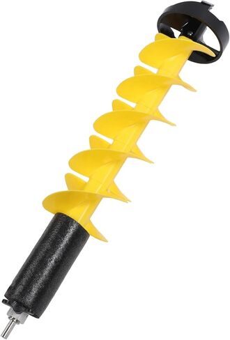 Focket Ice Augers for Ice Fishing, 6in Diameter Carbide Vane/Wing Electric Auger, Cordless Drill Auger Bit with Floating Safety Device for Deep Water Thick in Saudi Arabia