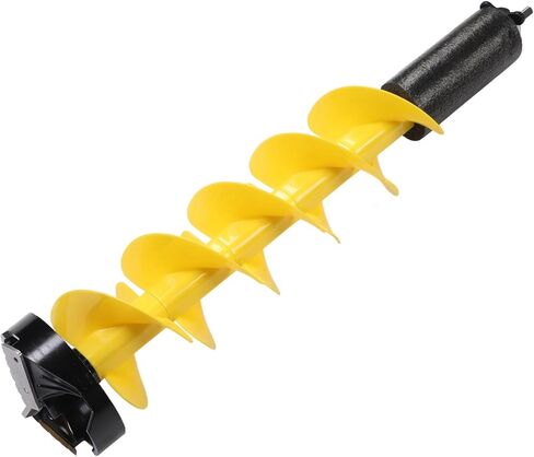 Focket Ice Augers for Ice Fishing, 6in Diameter Carbide Vane/Wing Electric Auger, Cordless Drill Auger Bit with Floating Safety Device for Deep Water Thick in Saudi Arabia