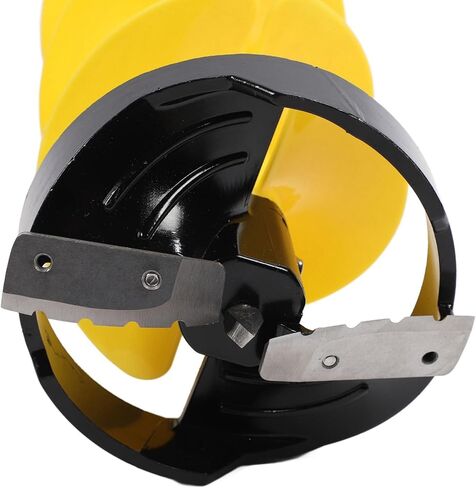 Focket Ice Augers for Ice Fishing, 6in Diameter Carbide Vane/Wing Electric Auger, Cordless Drill Auger Bit with Floating Safety Device for Deep Water Thick in Saudi Arabia
