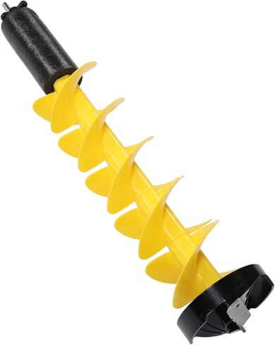 Focket Ice Augers for Ice Fishing, 6in Diameter Carbide Vane/Wing Electric Auger, Cordless Drill Auger Bit with Floating Safety Device for Deep Water Thick in Saudi Arabia