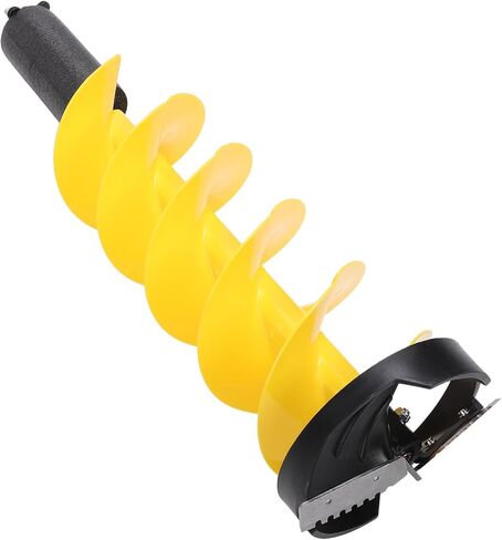Garosa Ice Drill Auger, 8 Inch Alloy Steel Cordless Nylon Ice Auger with Positioning Drill for Winter Fishing Enthusiasts in Saudi Arabia