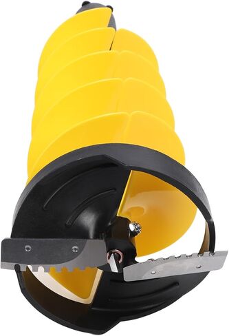 Garosa Ice Drill Auger, 8 Inch Alloy Steel Cordless Nylon Ice Auger with Positioning Drill for Winter Fishing Enthusiasts in Saudi Arabia