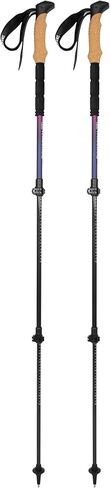 Collapsible Lightweight Trekking Poles – Walking Sticks for Seniors, Cork Grips Adjustable Carbon Fibre Nordic Poles for Men, Women, Hiking Ultralight for Backpacking or Camping –Carbon Pro in Saudi Arabia