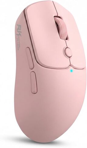 RK ROYAL KLUDGE MO1 Wireless Mouse, 55g Ultra-Lightweight Computer Mice, 6 Programmable Buttons, Quiet Click, 2.4GHz/Bluetooth/Wired, 6000 DPI Optical Sensor, Black in Saudi Arabia