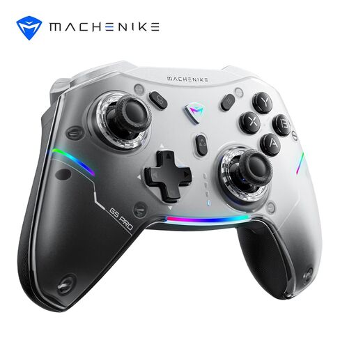 Machenike G5Pro Wireless Gaming Controller for Windows PC,Switch,IOS,Android,PC Controller Hall Effect Joystick/Triggers/Gyroscope,RGB Lights, Dark Gray in Saudi Arabia